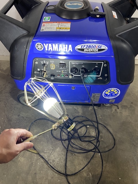 【★エンジン始動】ヤマハ EF2800ise インバーター搭載 低騒音型 2.8kVA 発電機 YAMAHA_画像8
