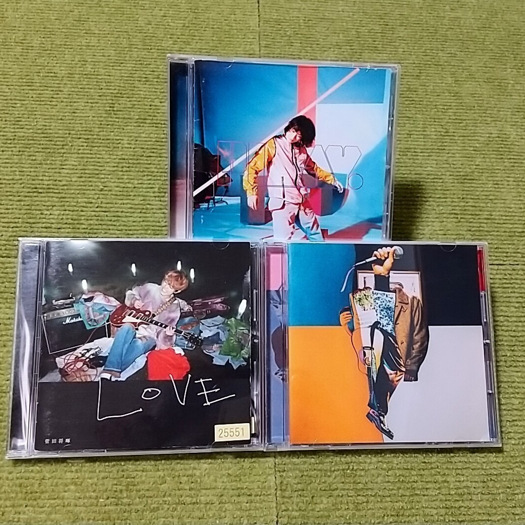 【名盤！】菅田将暉 LOVE PLAY COLLEGE CDアルバム セット まちがいさがし 灰色と青 feat.米津玄師 さよならエレジー 虹 糸 best ベスト_画像1