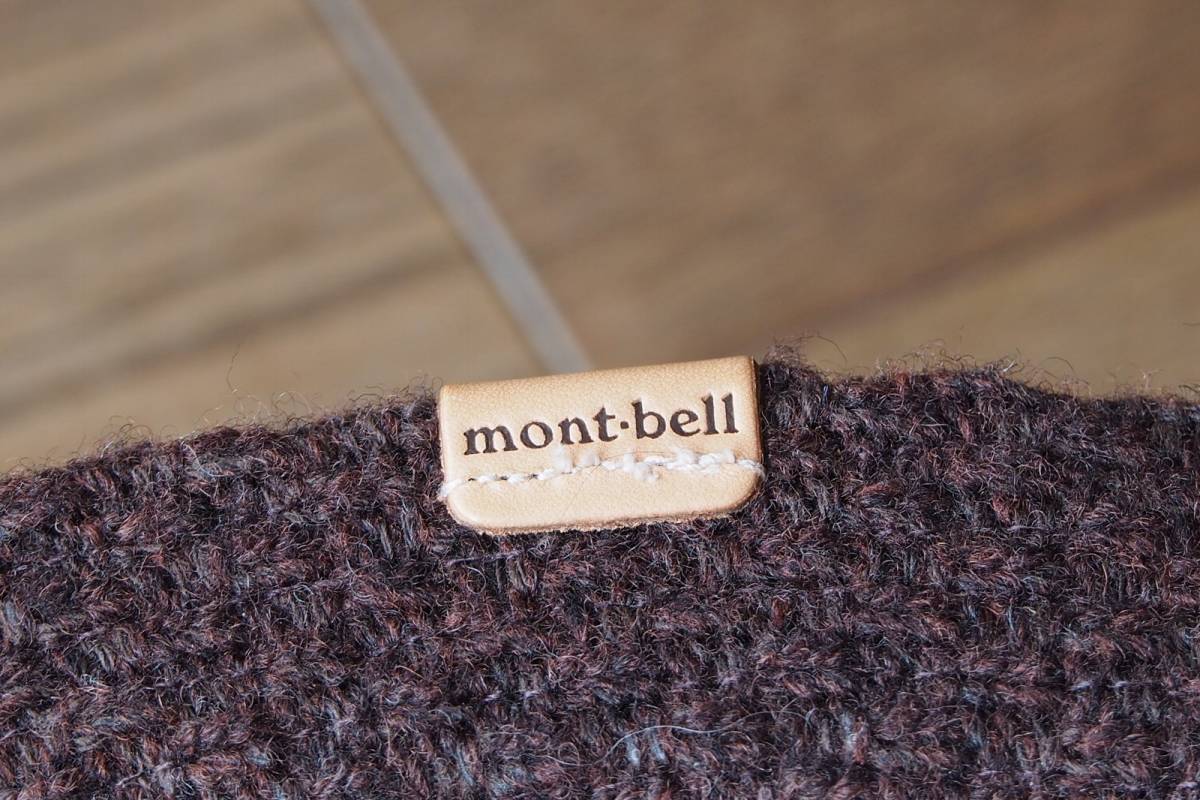 montbell モンベル　ウールニット ハット　S（54-56㎜）　ダークブラウン　#1108379　_画像2