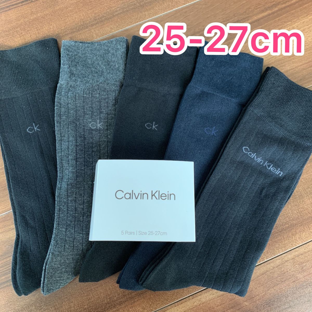 【新品】カルバンクライン Calvin Klein ビジネスソックス 5足セット