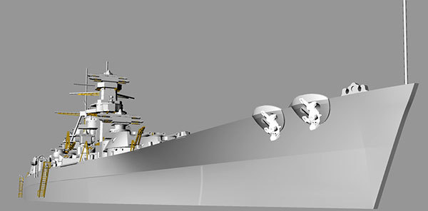 COMBRIG 1/700　ソ連海軍戦艦 ソビエツキー・ソユーズ コンブリック 征途_画像7