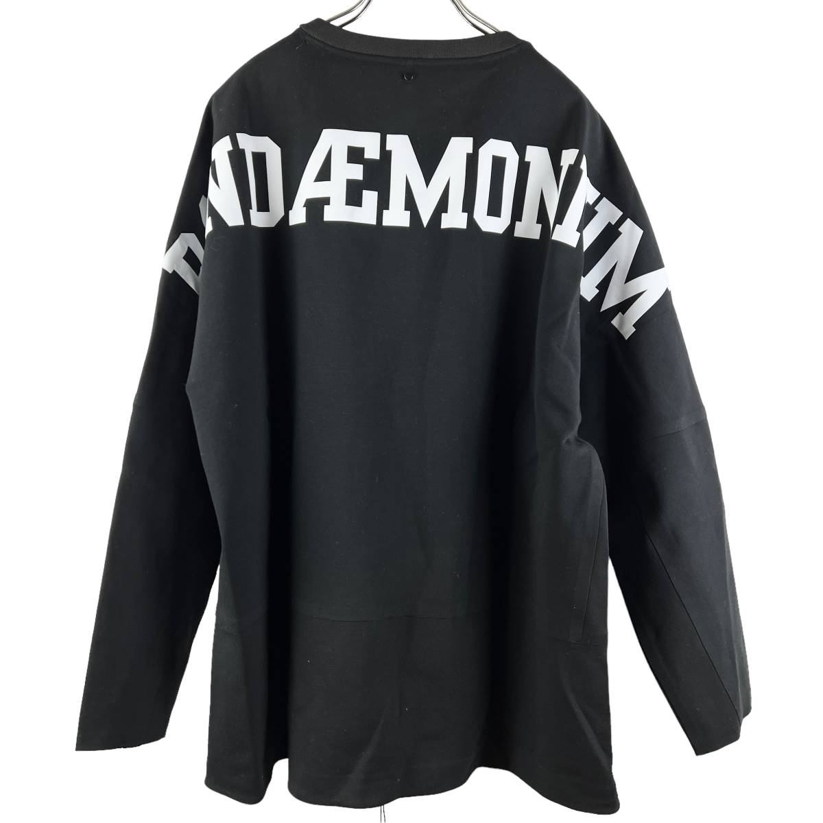 OAMC(オーエーエムシー) Back Shoulder Print Writing Nylon Longsleeve T Shirt (black)_画像6