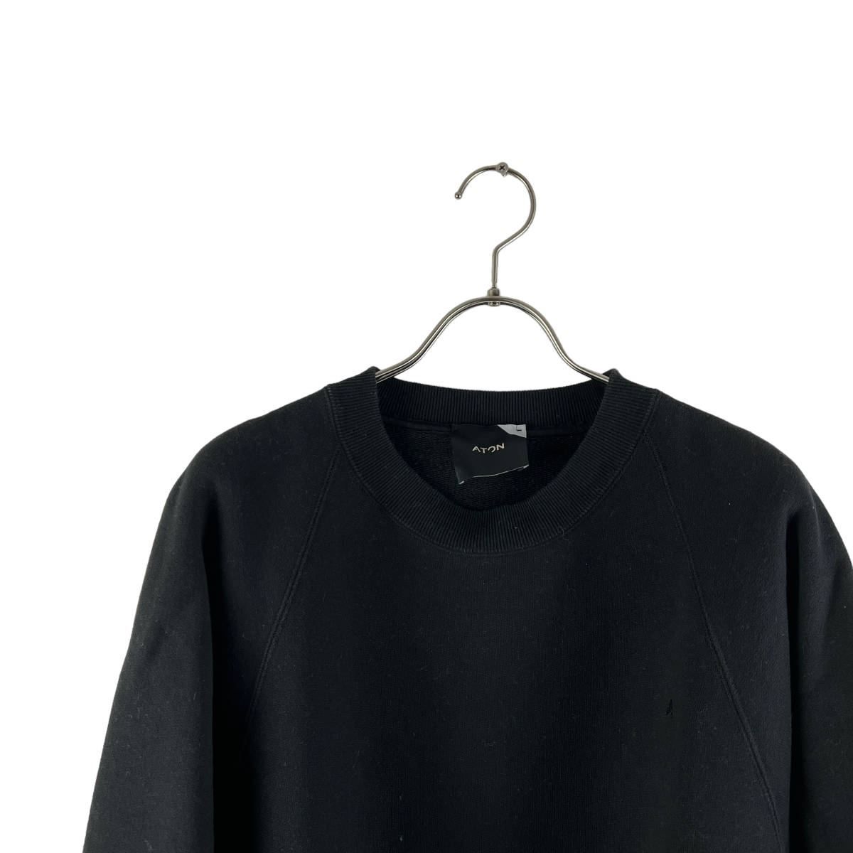 ATON（エイトン）Wide Design Longsleeve T Shirt (black)