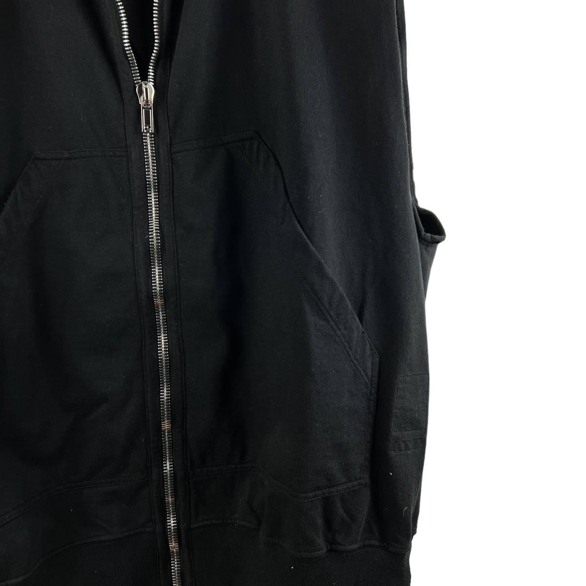 Rick Owens(リックオウエンス) Nosleeve Design Zip Hoodie (black)