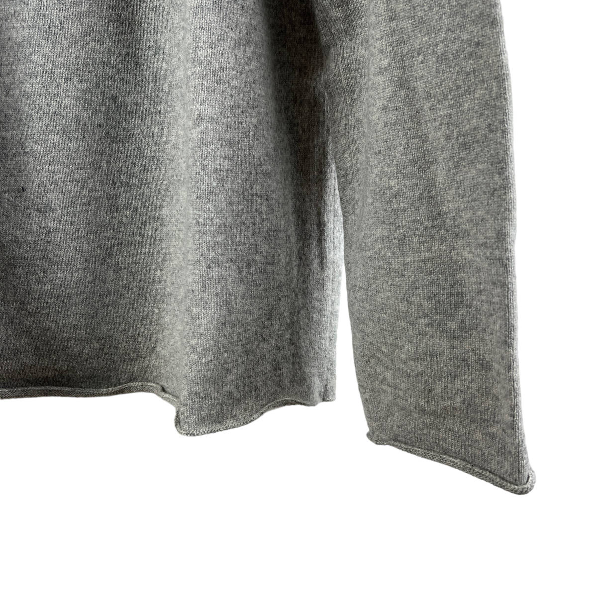 Lucien Pellat-Finet(ルシアン ペラフィネ) Hurley Cashmere Casual Longsleeve Knit T Shirt (grey)