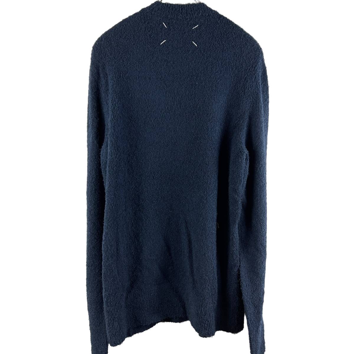 Maison Margiela (メゾン マルジェラ) Towel Feeling Longsleeve Knit T Shirt 2015AW (navy)_画像5