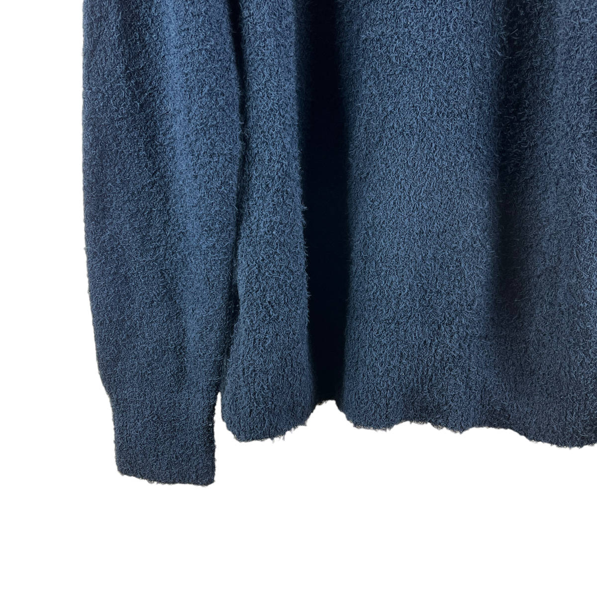 Maison Margiela (メゾン マルジェラ) Towel Feeling Longsleeve Knit T Shirt 2015AW (navy)_画像4