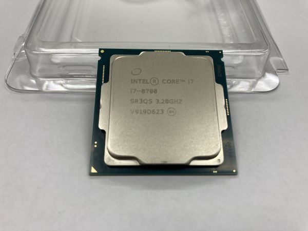 動作確認済 Intel Core i7-8700 3.2～4.6GB(ブースト時) (6コア12スレッド CoffeeLake SR3QS LGA1151)