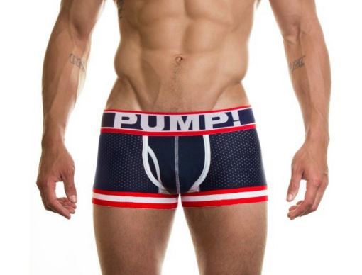 超COOL★【PUMP!】Mサイズ レッドライン 399/3 ナイロンメッシュ ローライズボクサー メンズ 男性下着 N_画像2