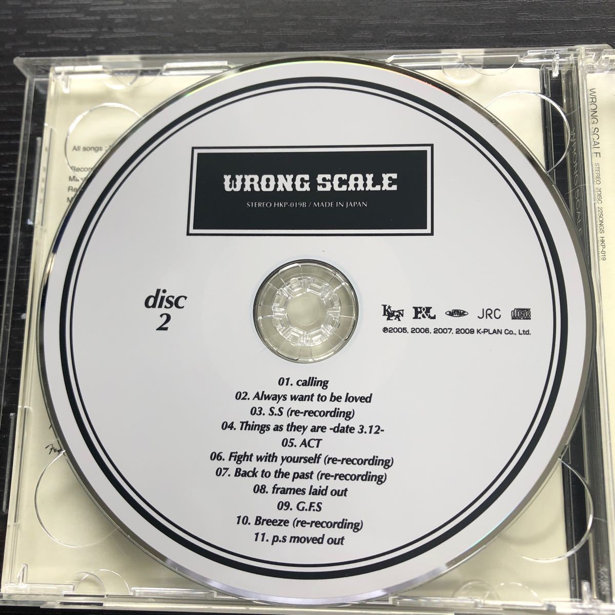 CD／WRONG SCALE／2枚組／Jポップ_画像4