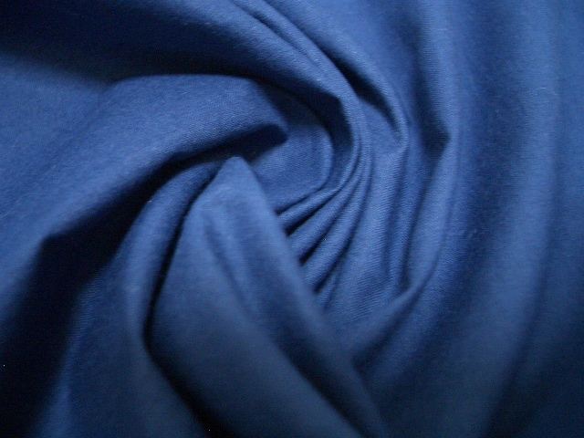 古布木綿胴裏はぎれ紺色の無地 480㎝ アンティーク昔着物リメイク古裂裏地の画像3