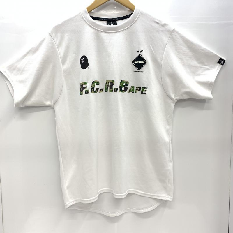 【中古】F.C.R.B. x BAPE 19SS FCRB-190109 Tee 白 S　エフシーレアルブリストル　ベイプ[240092253624]_画像1