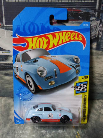 HotWheels PORSCHE 356 OUTLAW Gulf　ホットウィール ポルシェ 356 アウトロー ガルフカラー　　///(039)_画像1