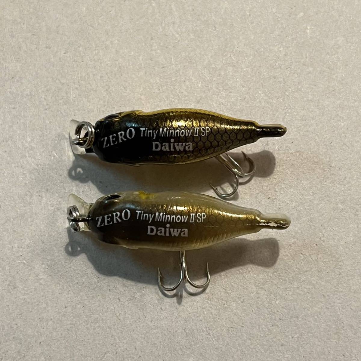 ダイワ タイニーミノー2 ゼロ 3SP クロキン ゴーストチアユ Daiwa Tiny Minnow Ⅱ SP ZERO 廃盤ルアー_画像3