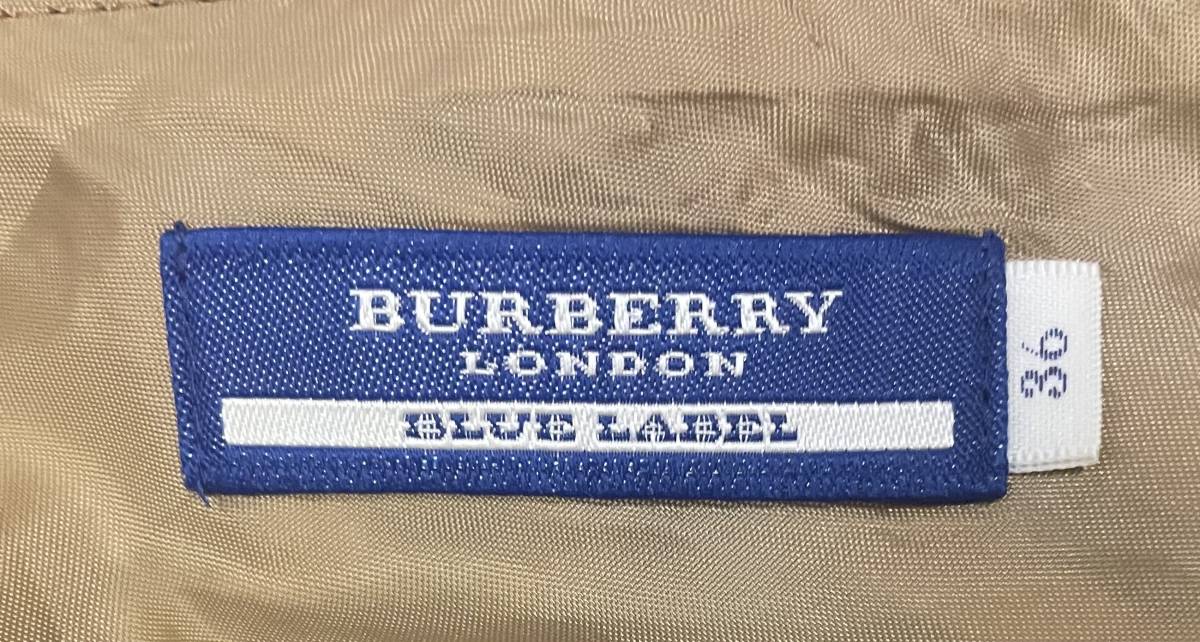 美品★BURBERRY BLUE LABEL / バーバリーブルーレーベル(三陽商会)◇ミニスカート　36_画像3