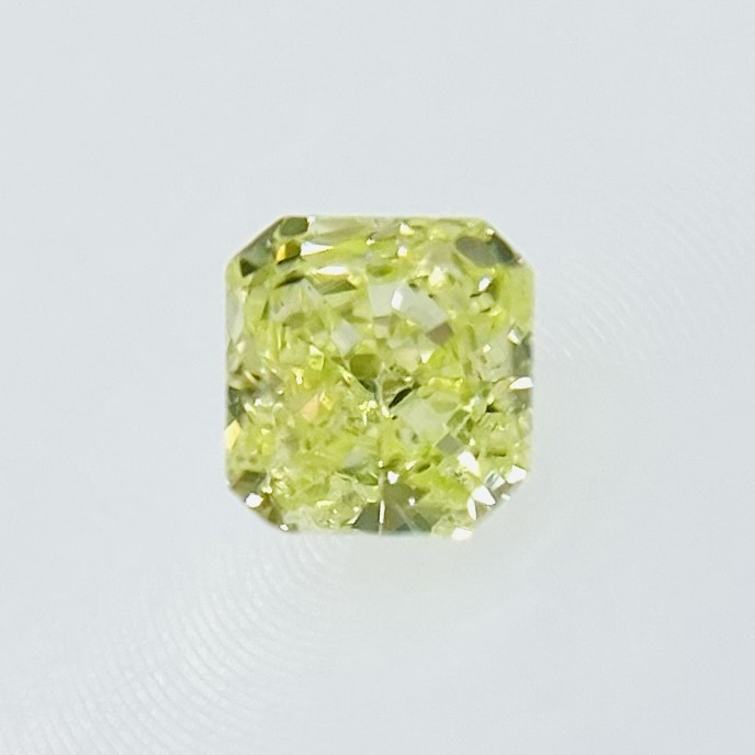 FANCY YELLOW GREEN 0.096ct SQ/RT2365/CGL