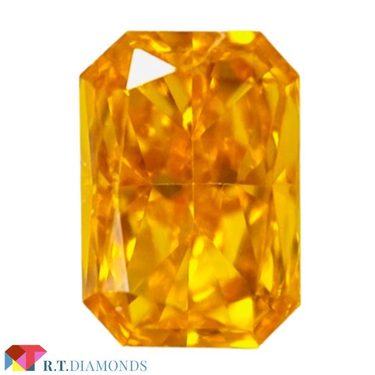 【一部予約販売】 YELLOW VIVID FANCY ダイヤモンド ORANGE RCT/RT2393/CGL 0.181ct ダイヤモンド