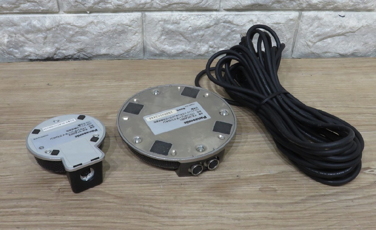 ★≪中古品≫Pana KX-VCA001+VCA002 バウンダリーマイクロホン[t23122128]