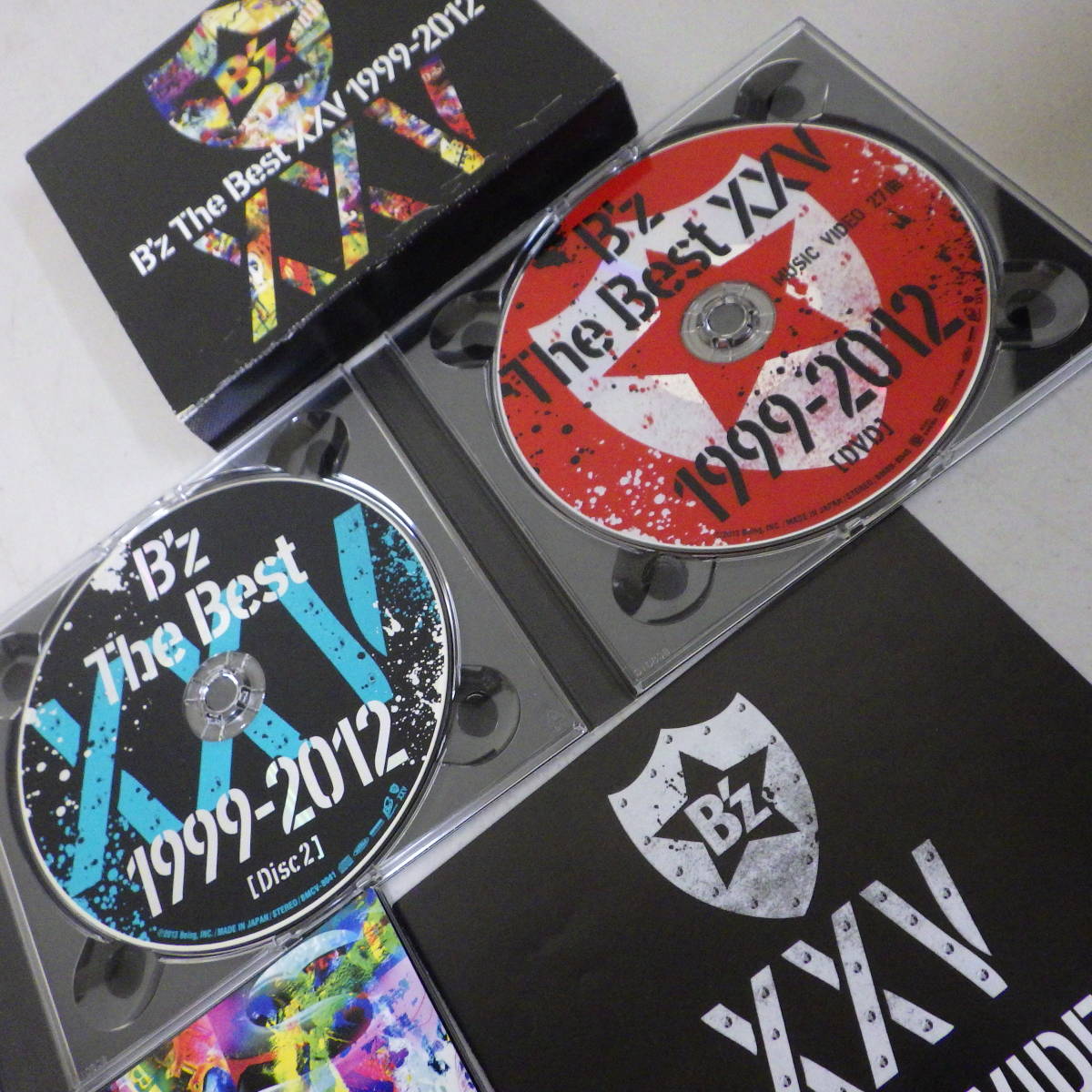 B'z ベストアルバム　B'z The Best XXV 1988-1998,B'z The Best XXV 1999-2012　2点セット 　動作品_画像3