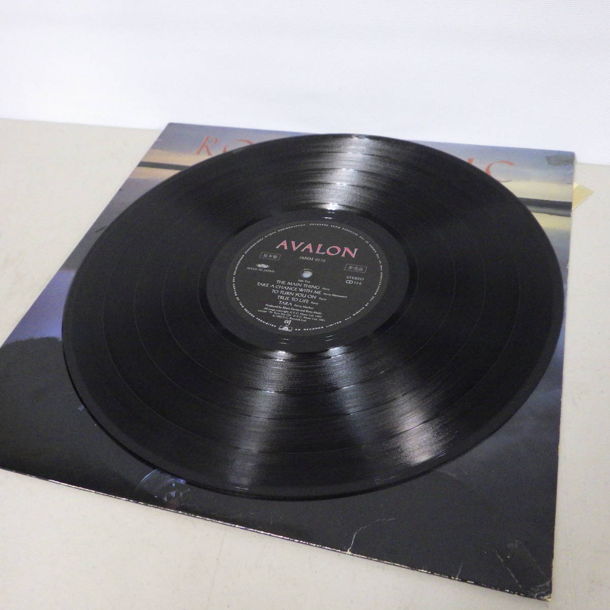 LP　ROXY MUSIC　AVALON　EG 28MM 0172　1982年　日本製　見本盤　非売品　Polydor_画像7