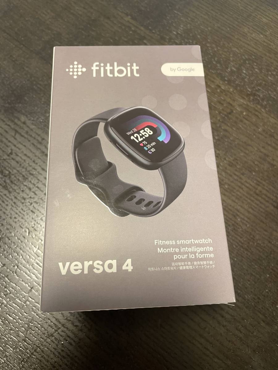 新品＆未開封【Suica対応】Fitbit Versa 4 スマートウォッチ ブラック