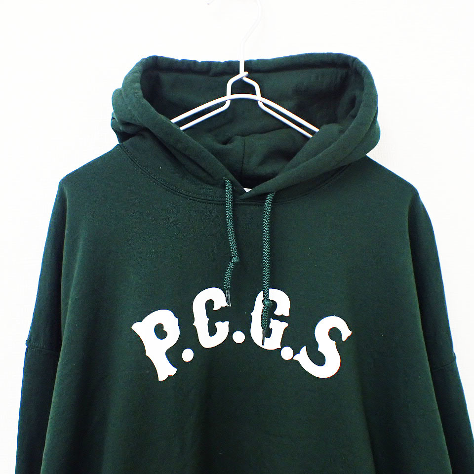 KM-3566【スウェットパーカー】PORKCHOP GARAGE SUPPLY/ポークチョップ★XL★2 TONE PORK BACK HOODIE★P.C.G.S★バックプリント★_画像2