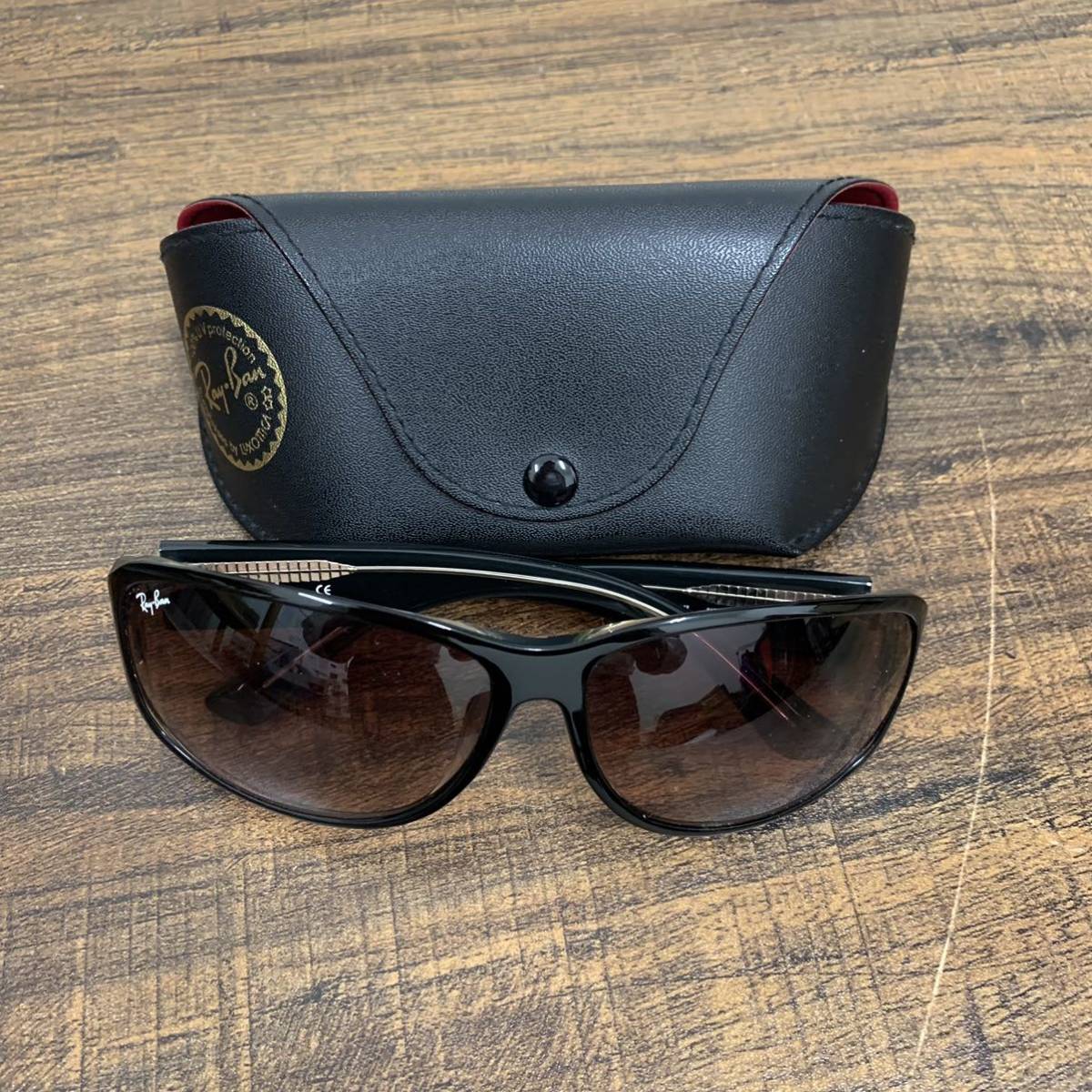 【5971】1円～ Ray-ban レイバン サングラス RB2147 919/13 65□14 130 ロゴ入り メンズ レディース ケース付 中古 現状品_画像1