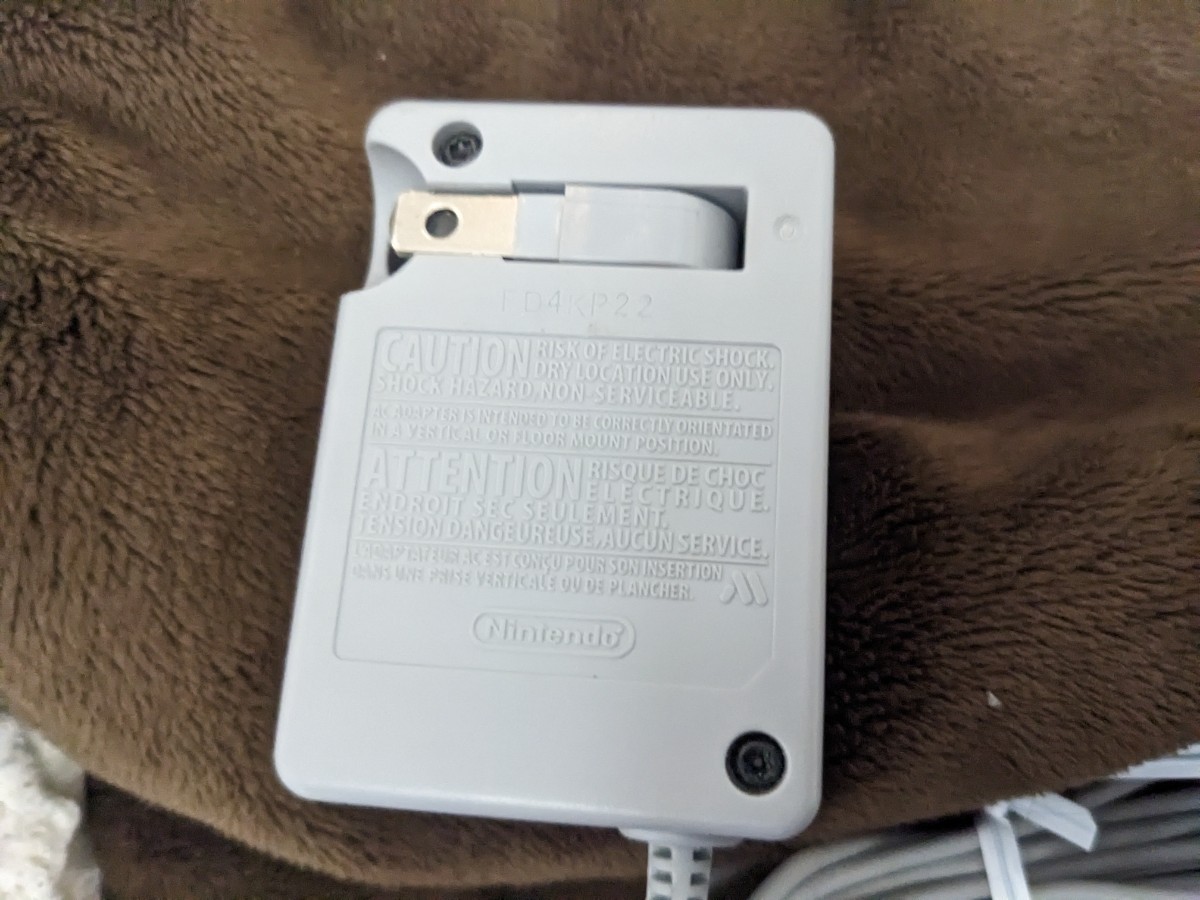 2個　3DS ACアダプター WAP-002 充電器 純正品 ニンテンドー ★
