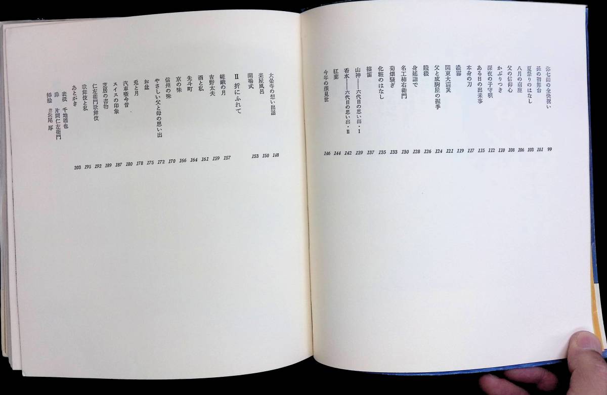 嵯峨談語　片岡仁左衛門　三月書房　昭和51年6月初版　エッセイ UA231207M1_画像4