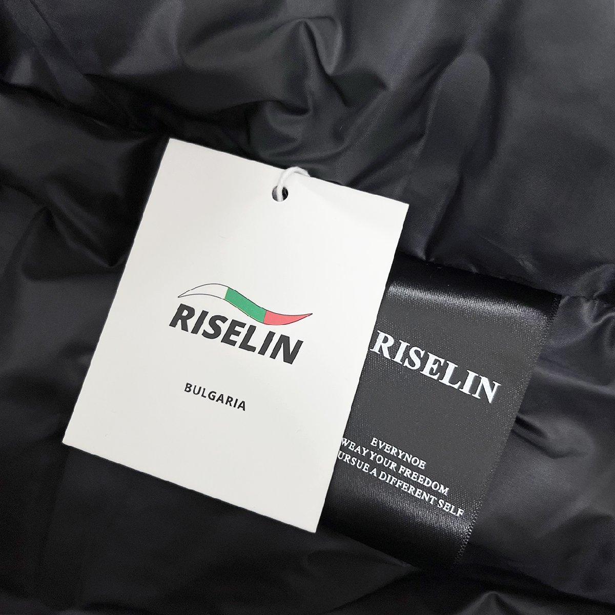 個性ヨーロッパ製※定価10万◆ブルガリア発※RISELIN ダウンジャケット 保温 防風 オシャレ USAF*TYPE MA-1 フライトジャケット L/48サイズ_画像10