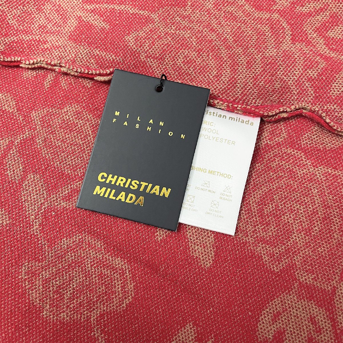 定価5万★christian milada・ミラノ発・セーター★上品 暖かい ソフト 花柄 ニットワンピース ハーフハイネック ロング丈 レディース M/36_画像10