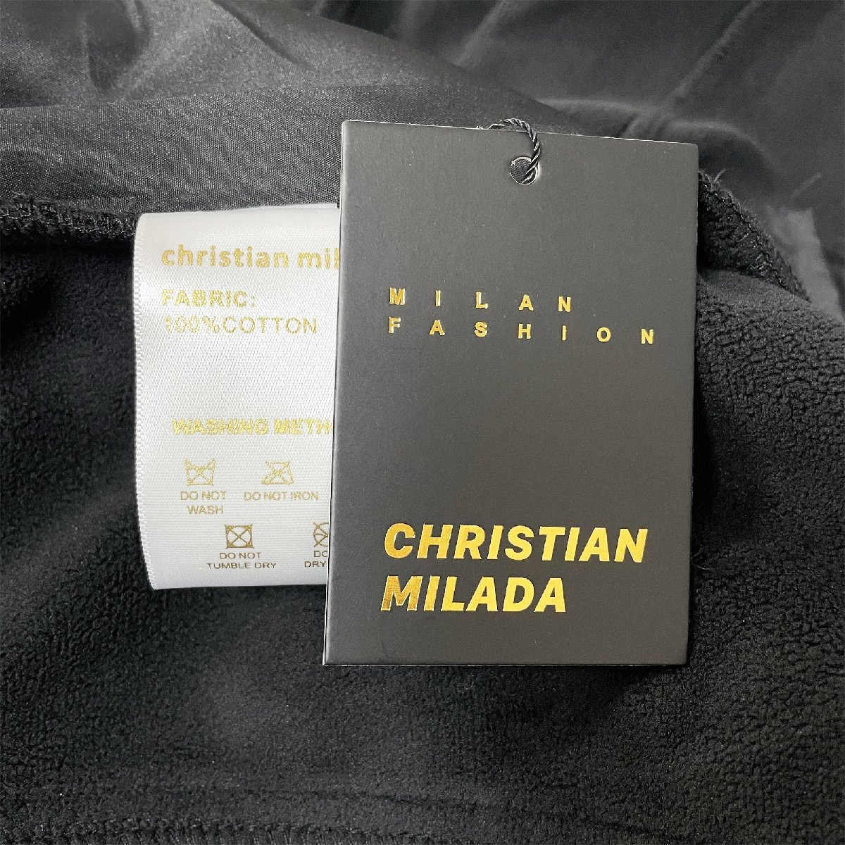 定価5万★christian milada・ミラノ発・スウェットパンツ★コットン100％ 裏起毛 防寒 快適 無地 カーゴパンツ スポーティー 2XL/52サイズ_画像10