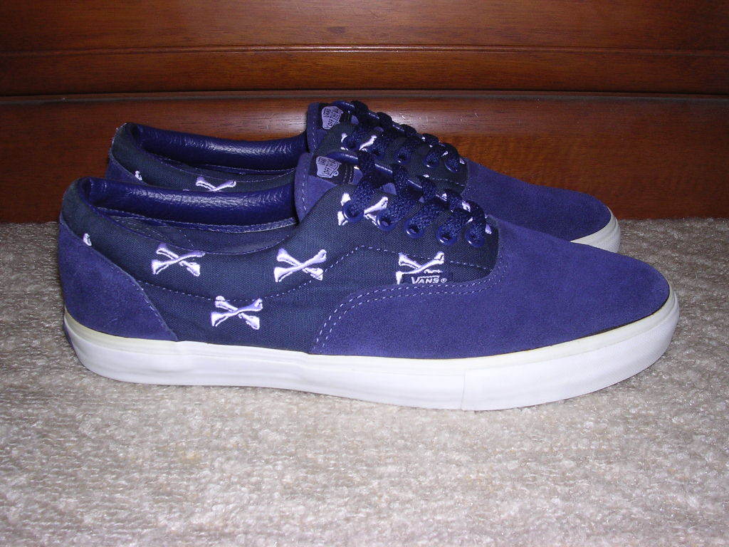 初期 07年 WTAPS × VANS SYNDICATE ERA S CROSSBONES/NAVY US11 vintage old エラ クロスボーン ダブルタップス バンズ_画像4