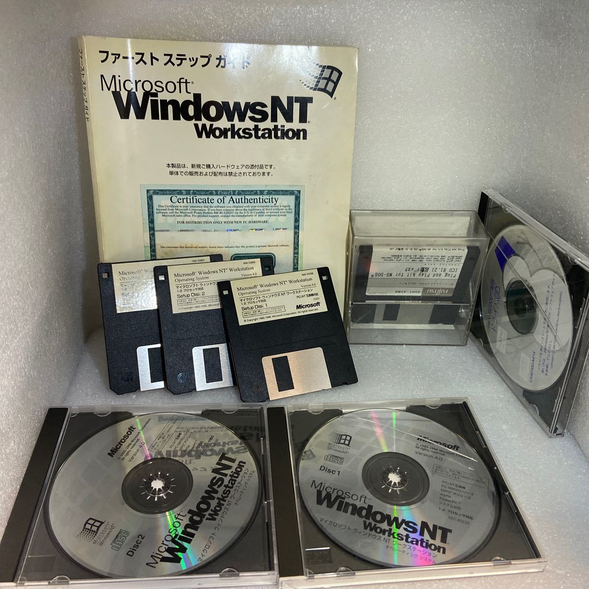 《長期保管品ジャンク扱い》Windows NT Warkstation 4.0 (プロダクトキー有り)_画像1