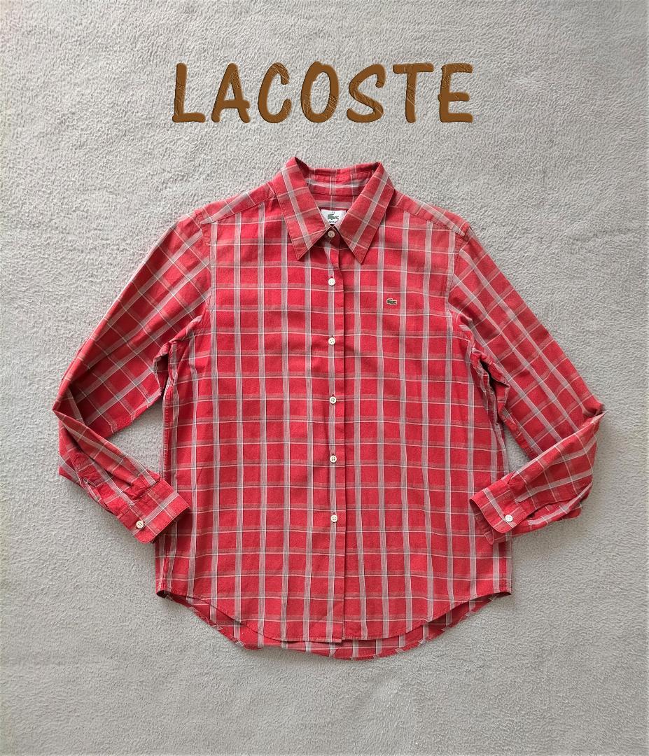 LACOSTE ラコステ チェックシャツ 42 m53512656866_画像1