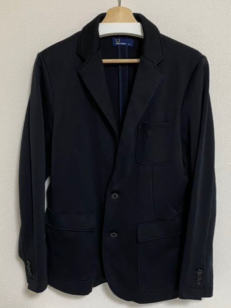 フレッドペリー ジャケット L ジャージ素材 黒 F2345 フレッドペリー ジャケット L ジャージ素材 黒 ブラック black