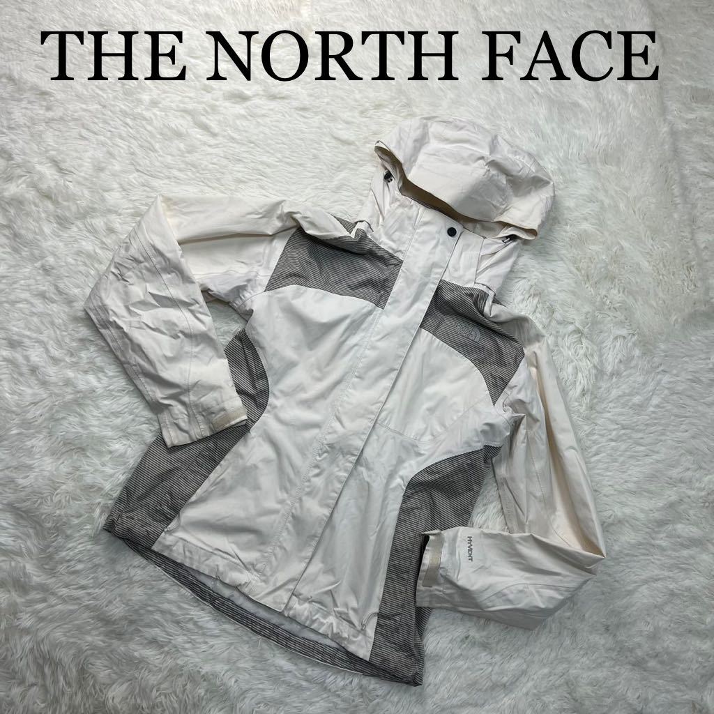 THE NORTH FACE ザノースフェイス ナイロンジャケット ホワイト S 取り外し可能フード