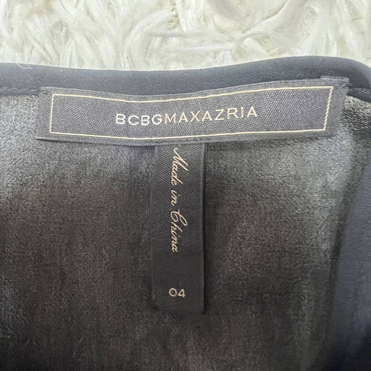 BCBG MAXAZRIA ビーシービージーマックスアズリア オールインワン サロペット 黒 サイズ4_画像8