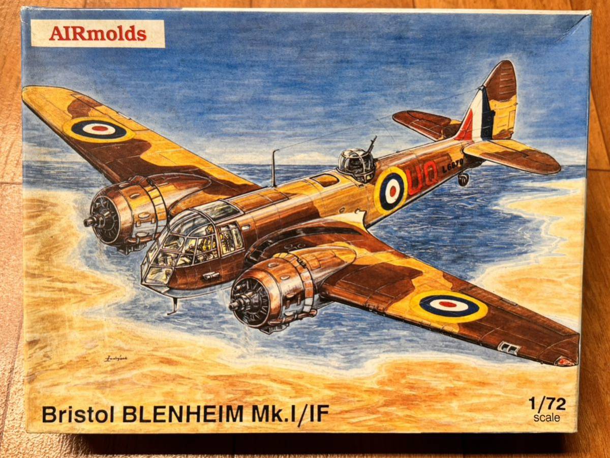 12093 1/72 AIRmolds H-631 Nieuport 17C Bristol Blenheim Mk. I/IF ブリストル ブレニム Mk. 1 未組立品_画像1