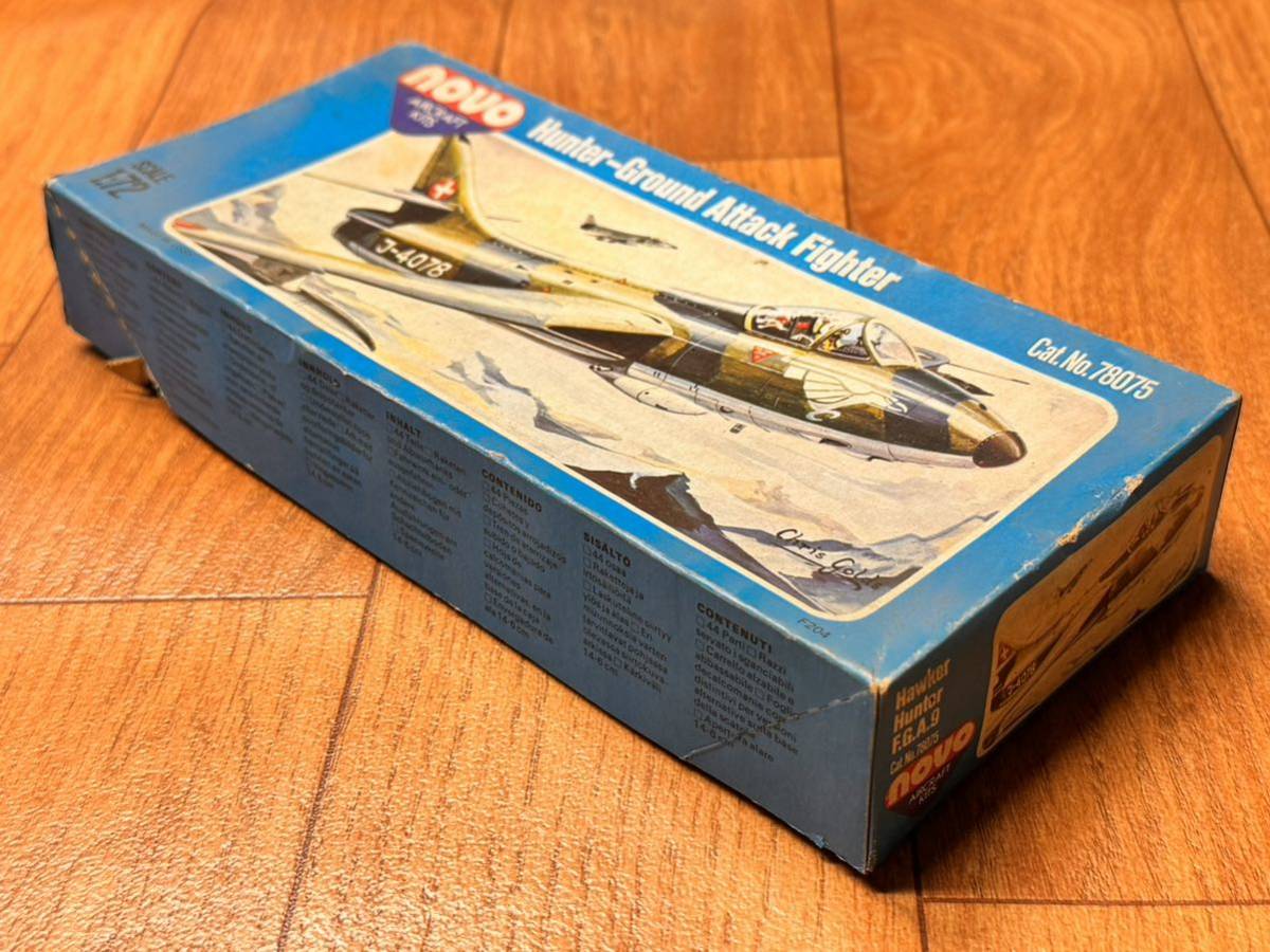 12131 1/72 Novo 78075 Hunter-Ground Attack Fighter ノボ ホーカー ハンター 対地攻撃機 未組立品_画像6