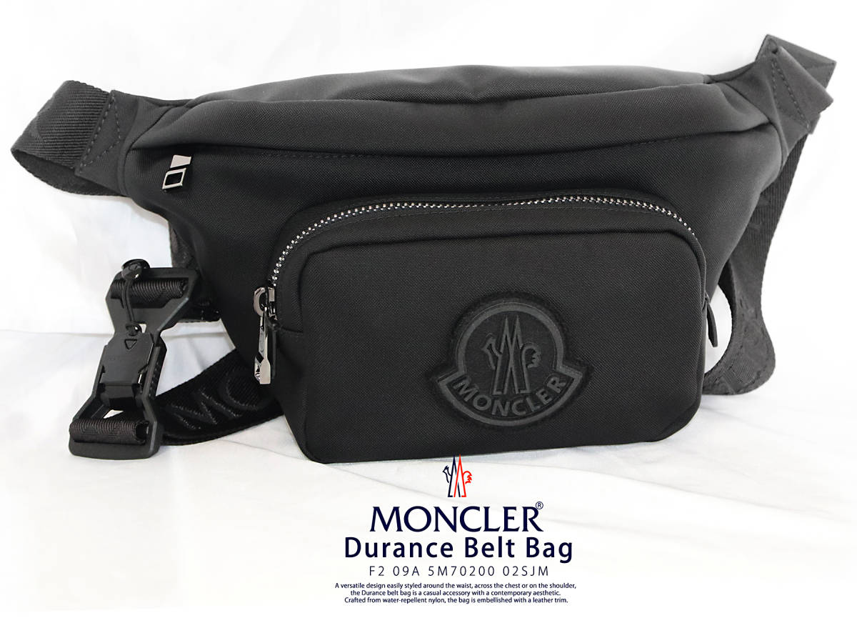 今回限りの特別価格 MONCLER Durance Belt Bag / BLACK / F2 09A 5M70200 02SJM / モンクレール クロスボディ/ベルトバッグ/ 正規品_画像1