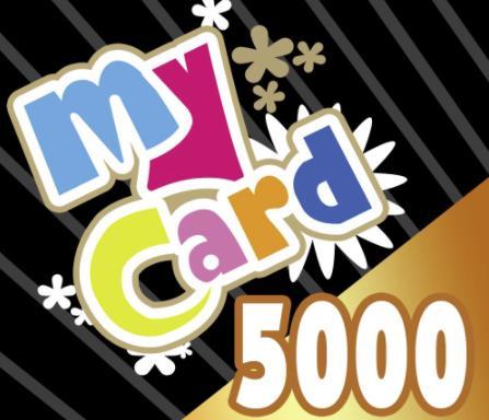 台湾オンラインゲーム用ポイント　MYCARD (マイカード) 5000PT ポイント消化