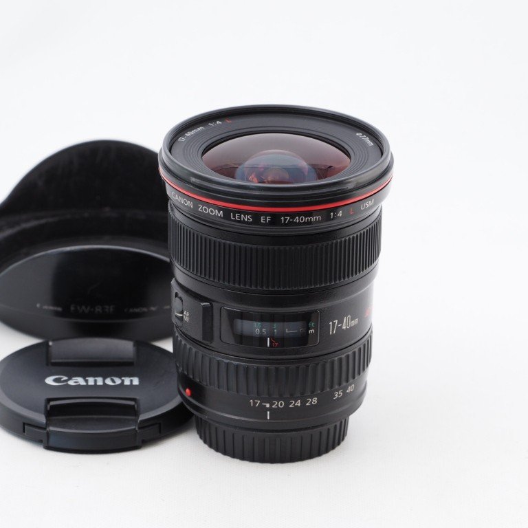 【難あり品】Canon キヤノン広角ズームレンズ EF17-40mm F4L USM フルサイズ対応 #7618_画像1