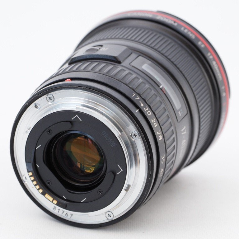 【難あり品】Canon キヤノン広角ズームレンズ EF17-40mm F4L USM フルサイズ対応 #7618_画像5