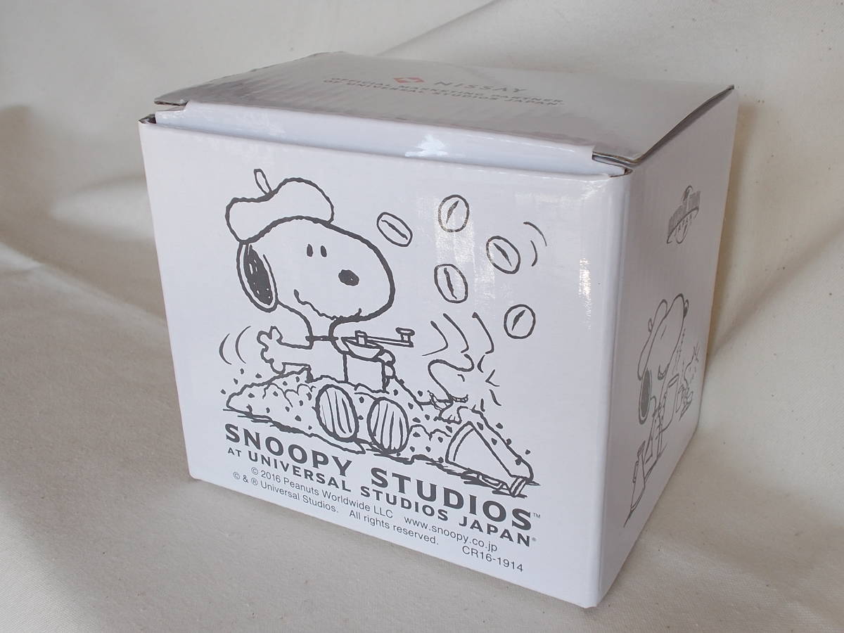 スヌーピー マグカップ(Peanuts/Snoopy and Woodstock)☆NISSAY×SNOOPY STUDIOS, at Universal Studios Japan～ノベルティグッズ 非売品_画像5