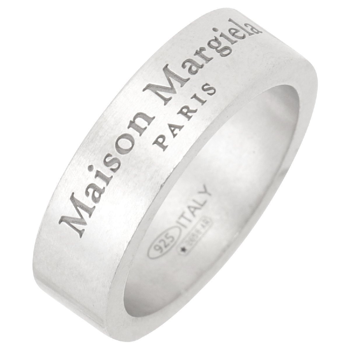 メゾンマルジェラ リング 指輪 MAISON MARGIELA SM1UQ0081 SV0158 951 2 ロゴ 日本サイズ9.5号 シルバー レディース メンズ ユニセックス_画像3
