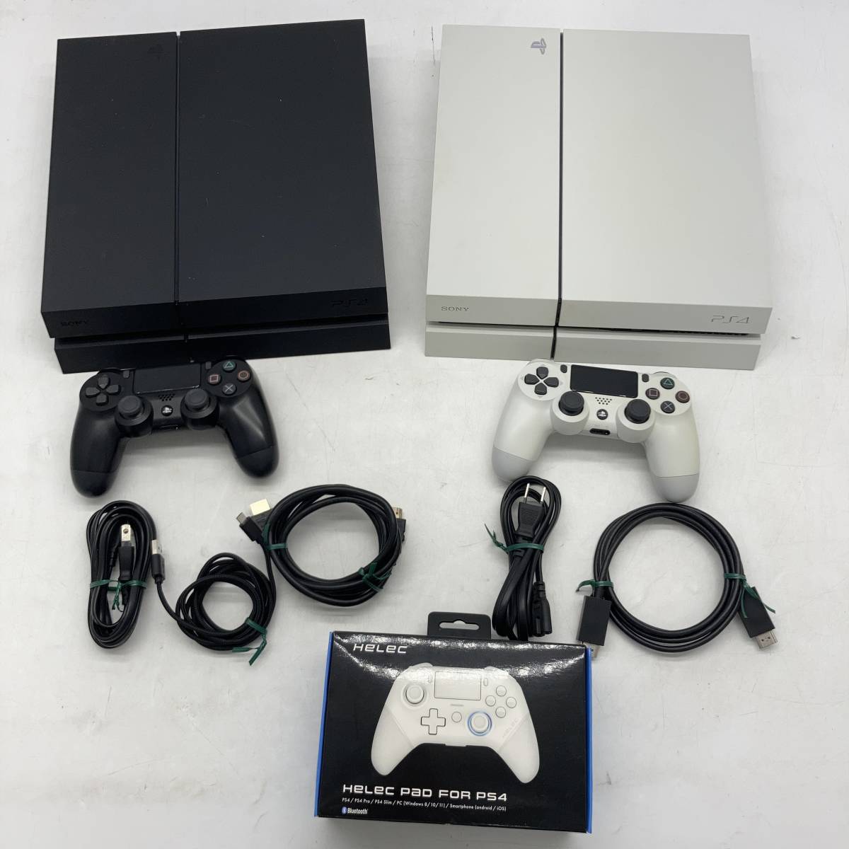 22594)△【1円～】PS4本体のみ 2台+コントローラーセット / Sony