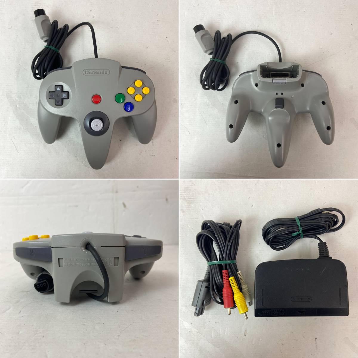 (23320)〓【1円～】任天堂 レトロゲーム機3台セット 【スーパーファミコン/NINTENDO64 ×2/コントローラー・ケーブル付き】 中古品_画像10