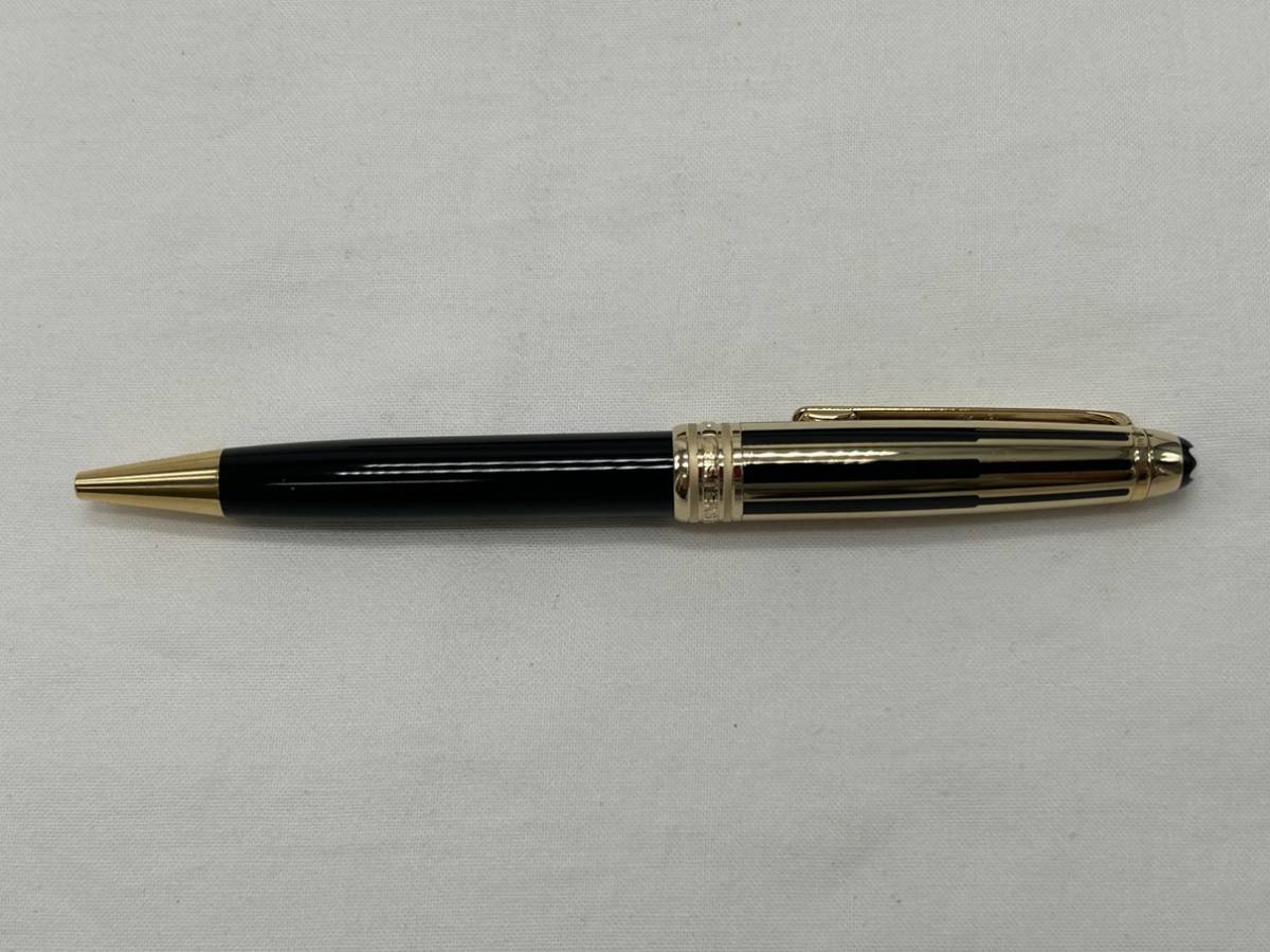 GIU35030 中古品 MONTBLANC モンブラン マイスターシュテュック ボールペン ツイスト式 試し書き 残量不明 箱付_画像3