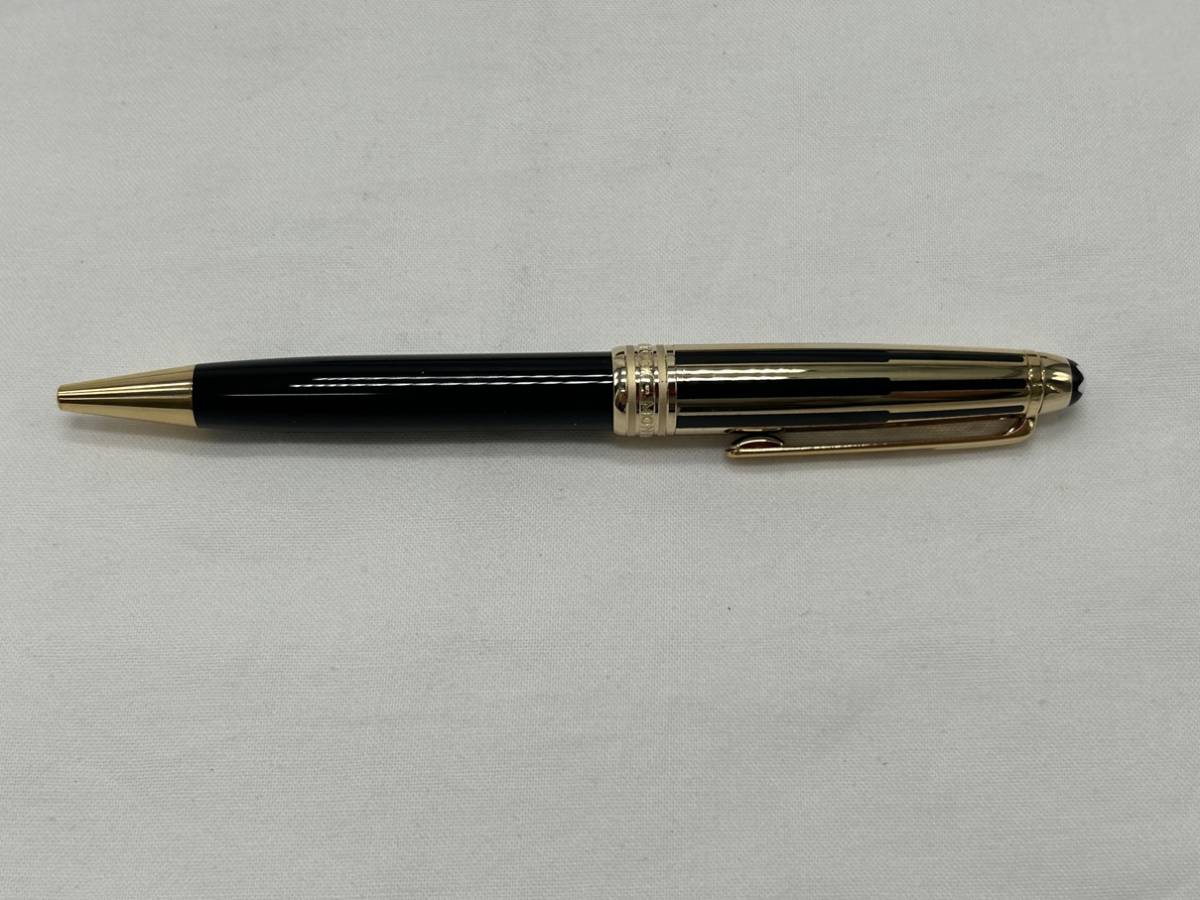 GIU35030 中古品 MONTBLANC モンブラン マイスターシュテュック ボールペン ツイスト式 試し書き 残量不明 箱付_画像2